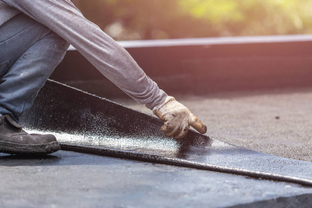 Professional Waterproofing technician working in Mound, MN